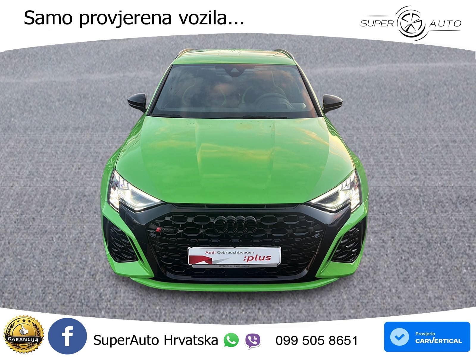 Audi RS3 Sedan 2.5 TFSI (400 KS) quattro S tronic MATRIX+GR SJED+KAM
