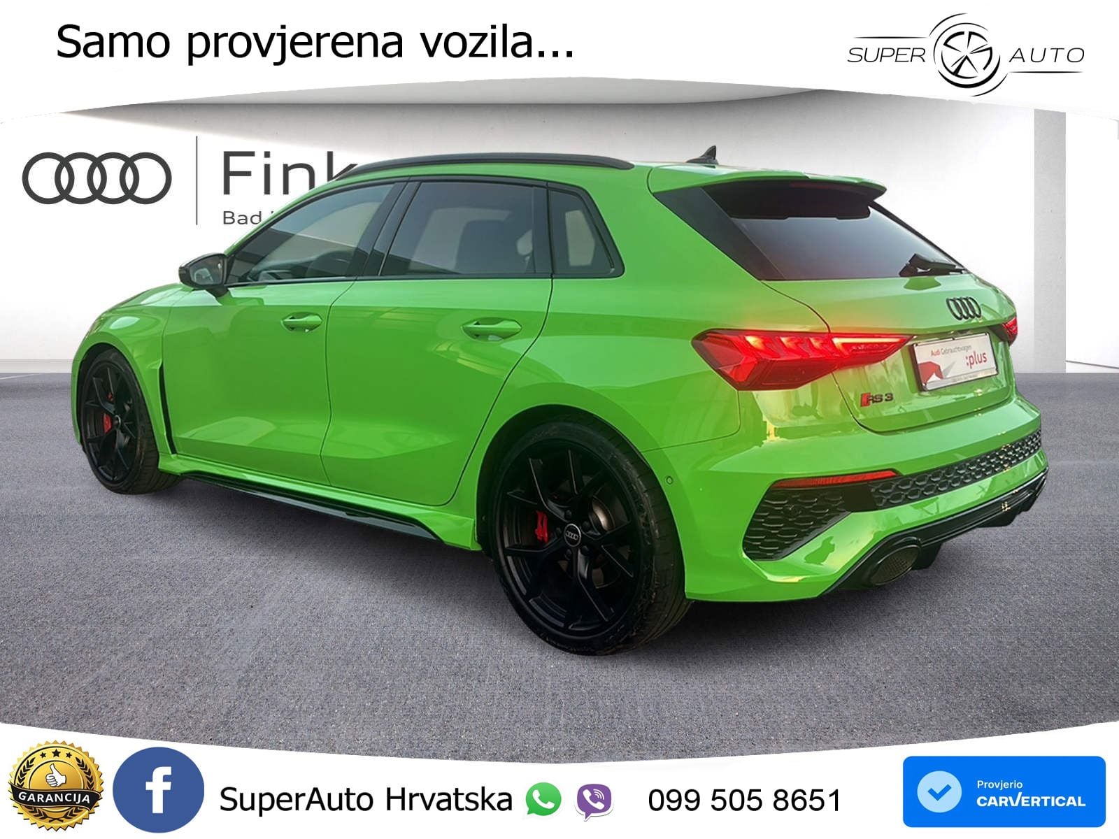 Audi RS3 Sedan 2.5 TFSI (400 KS) quattro S tronic MATRIX+GR SJED+KAM
