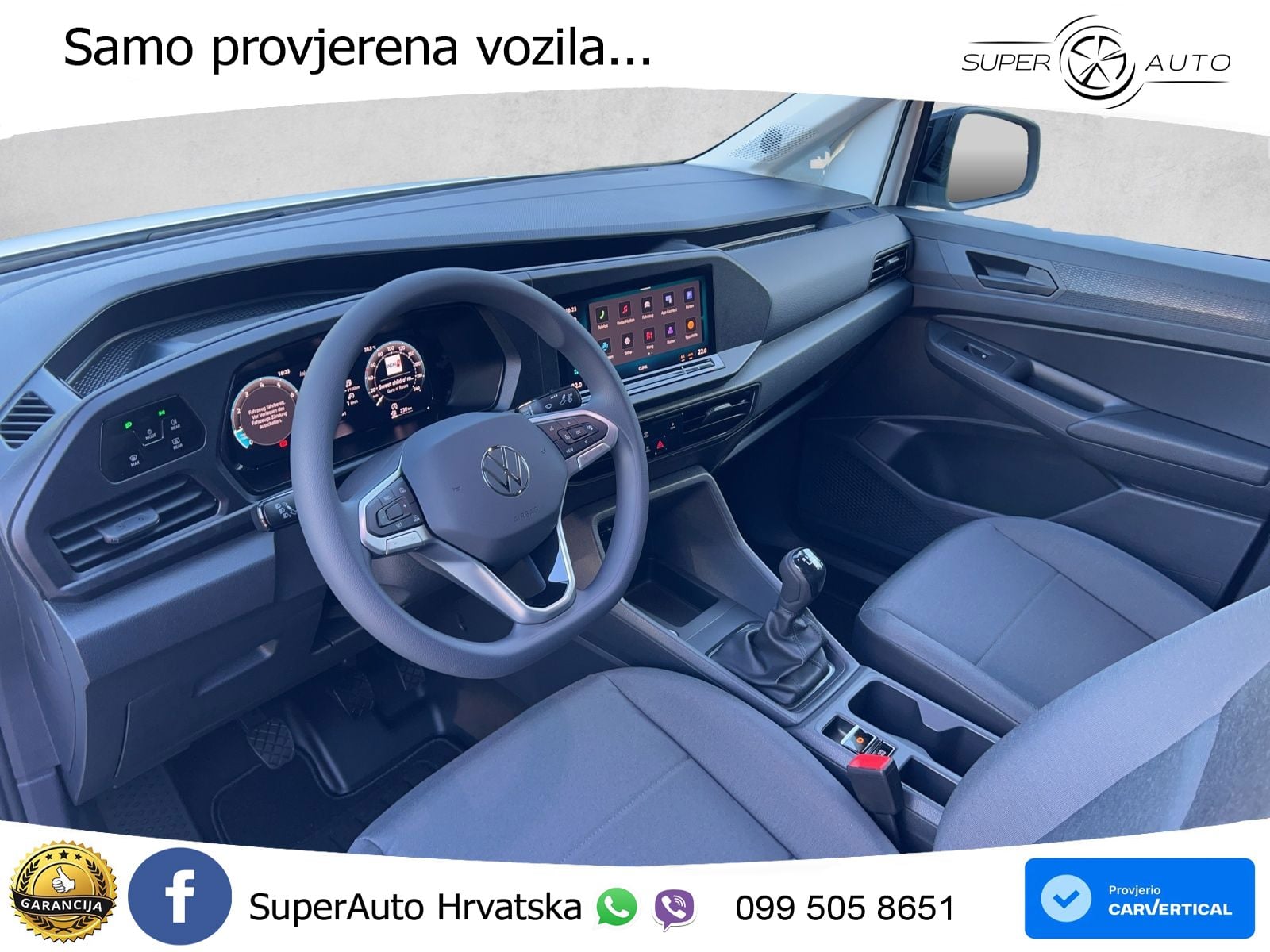 Volkswagen Caddy Cargo 1,5 l TSI 6-Gang Radst. 2755 mm 116 KS