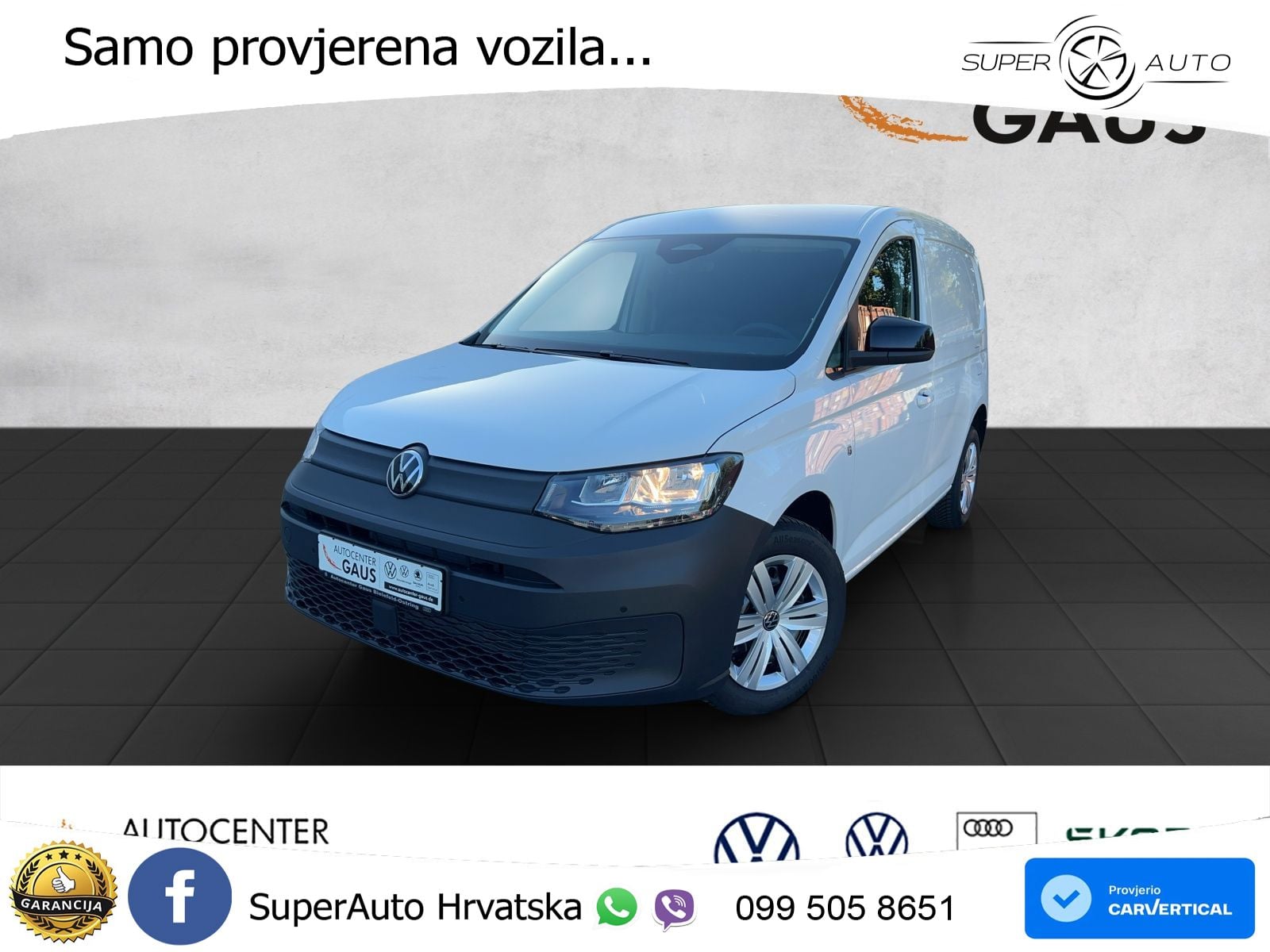 Volkswagen Caddy Cargo 1,5 l TSI 6-Gang Radst. 2755 mm 116 KS