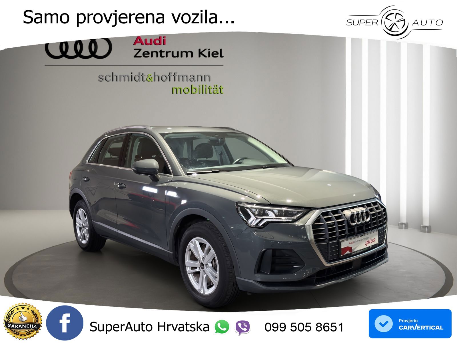 Audi Q3 45 TFSI (230 KS) quattro S tronic MATRIX+GR SJED+KAM