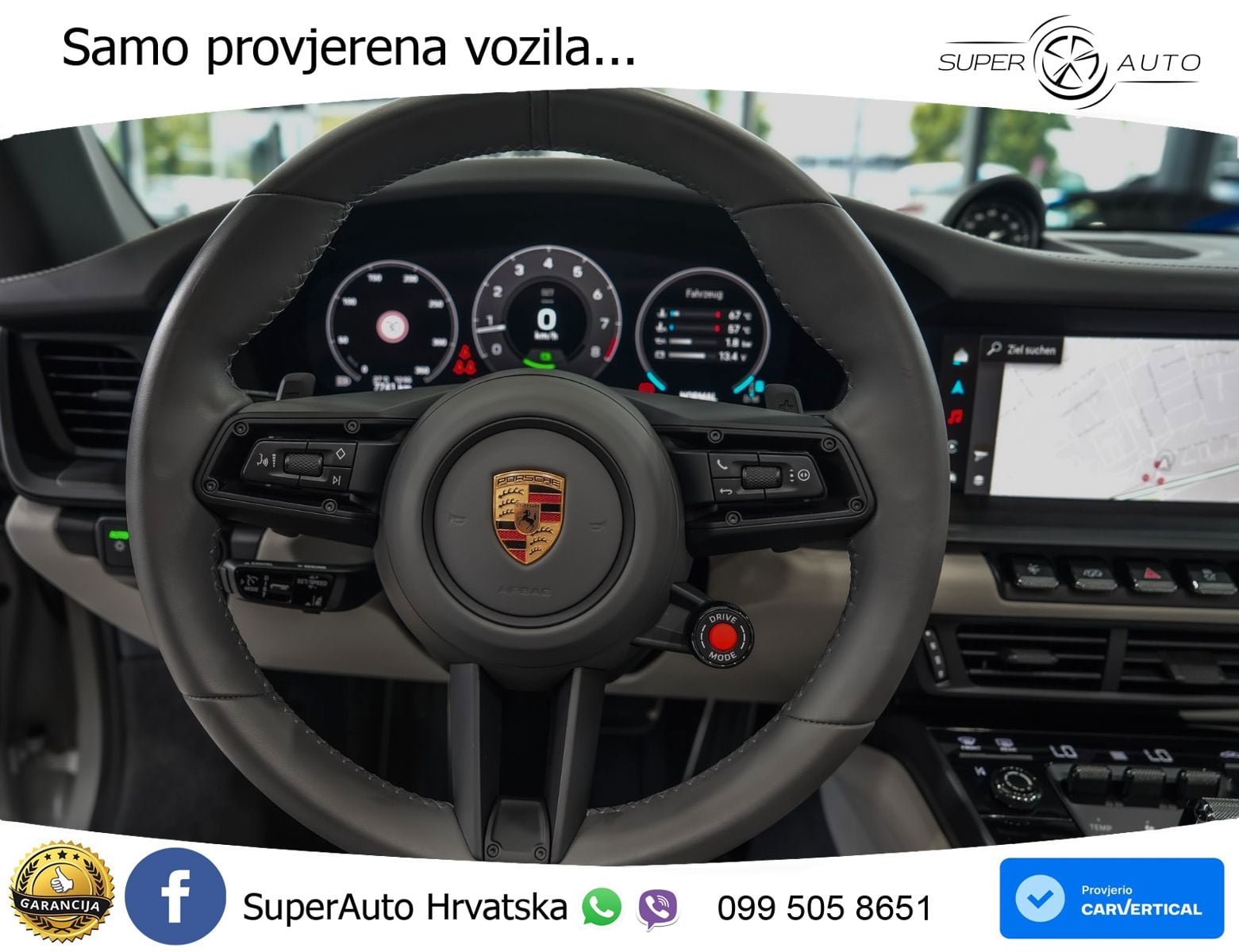 Porsche 911 Carrera 4 GTS Cabriolet 3.6 (541 KS) T-Hybrid PDK MATRIX+GR SJED+KAM