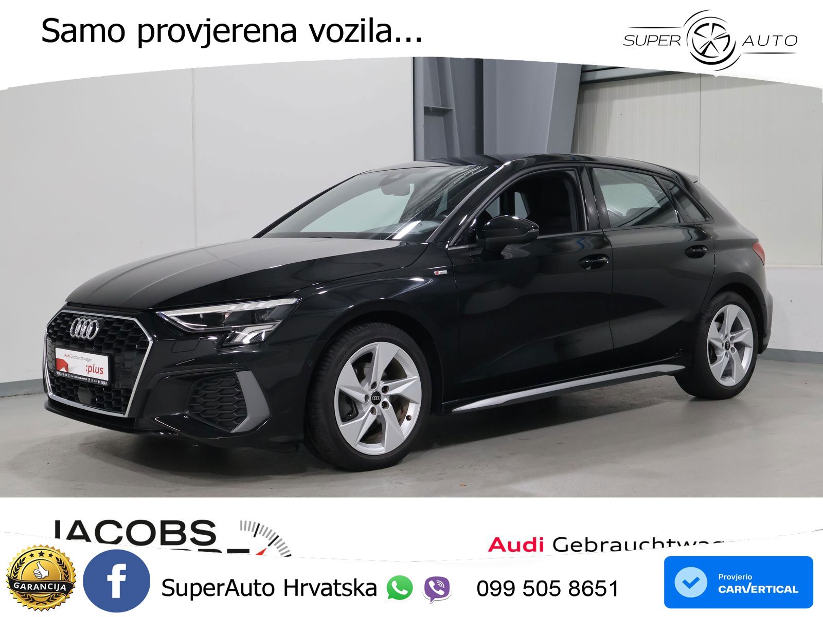 Audi A3 35 TFSI (150 KS) S tronic S line LED+GR SJED+ACC