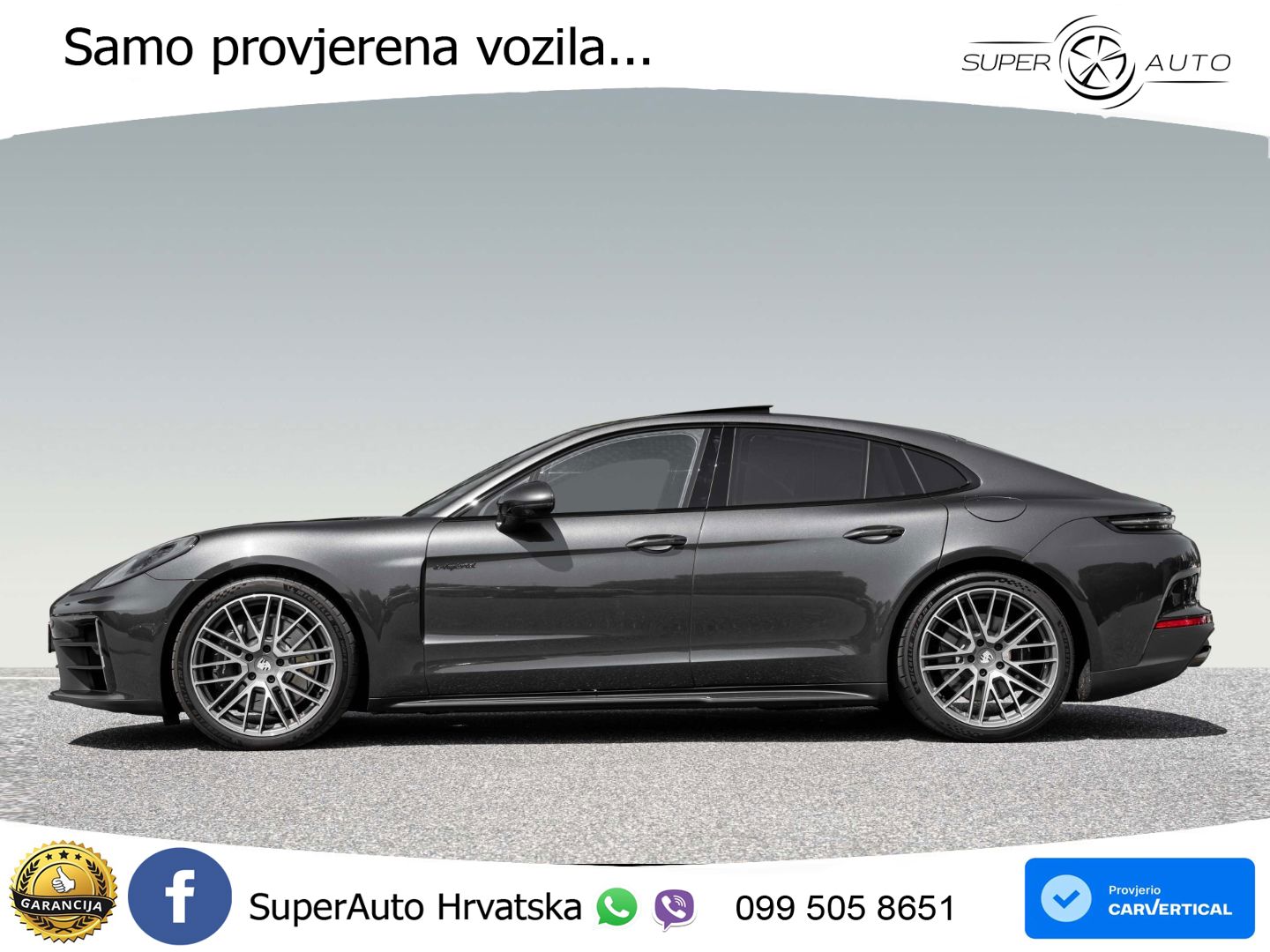 Porsche Panamera 4 2.9 V6 (470 KS) E-Hybrid PDK ACC+HEAD+4xGR SJED+360+PANO