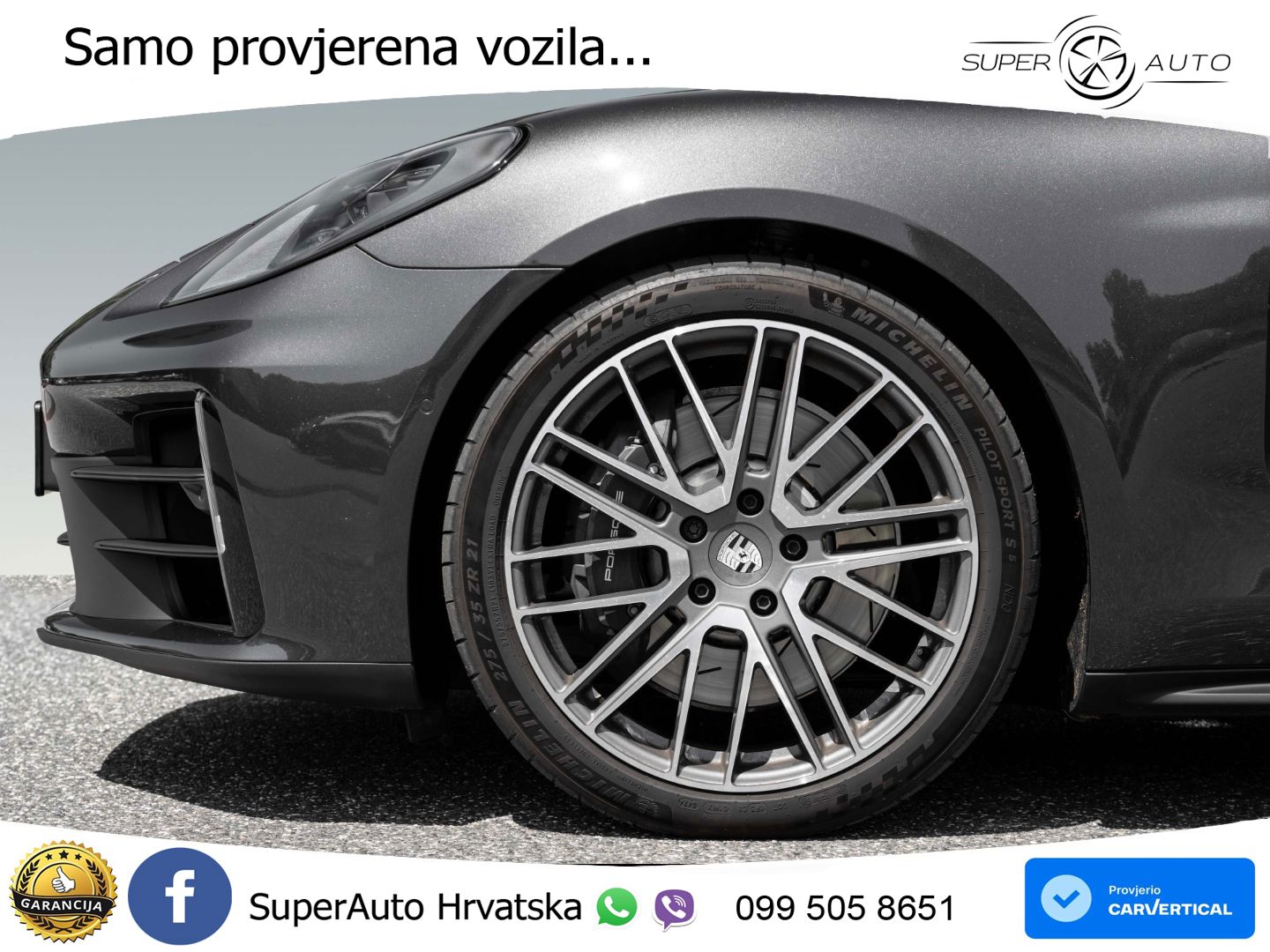 Porsche Panamera 4 2.9 V6 (470 KS) E-Hybrid PDK ACC+HEAD+4xGR SJED+360+PANO