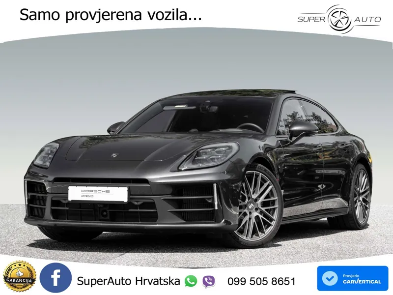 Porsche Panamera 4 2.9 V6 (470 KS) E-Hybrid PDK ACC+HEAD+4xGR SJED+360+PANO