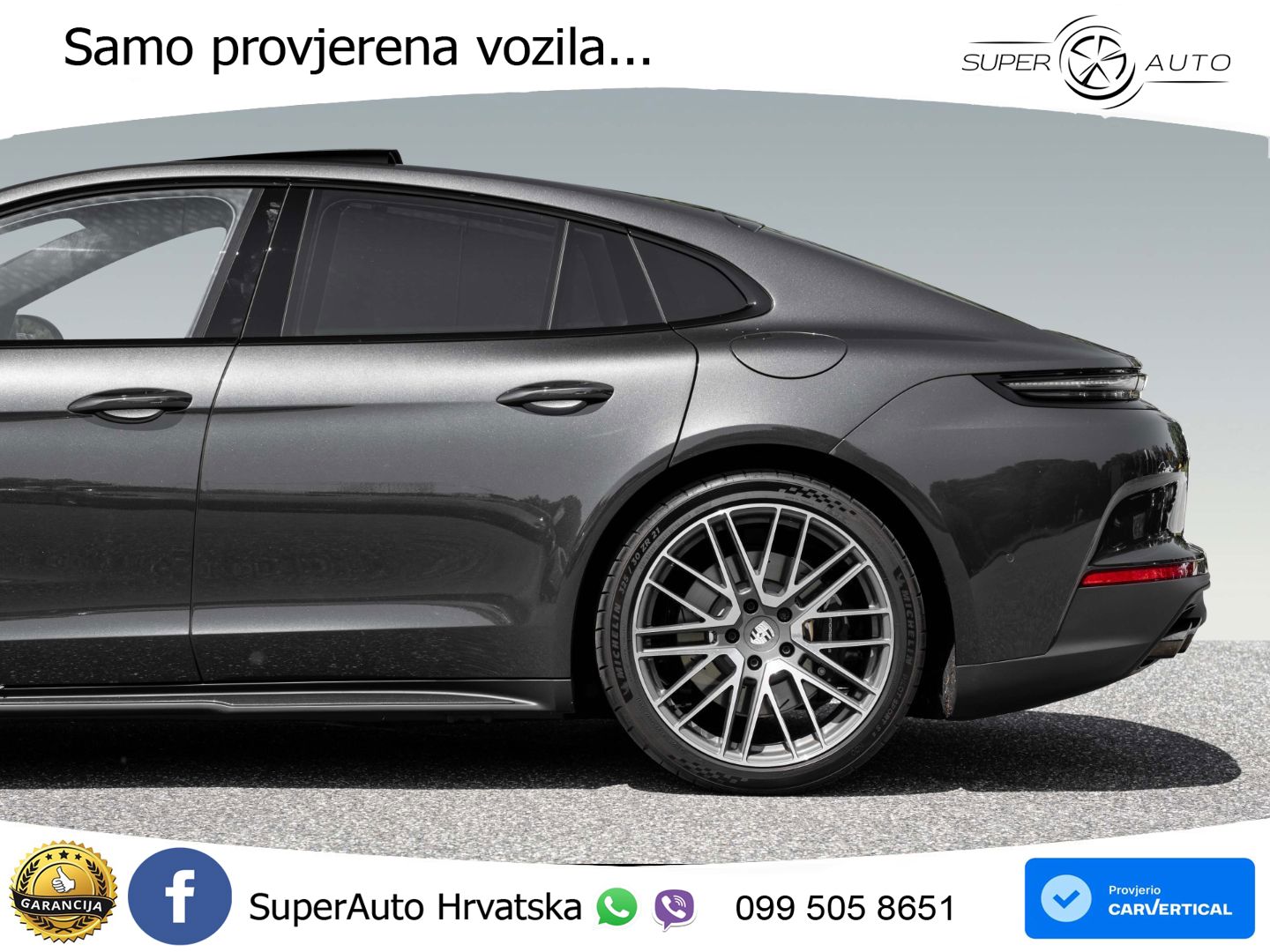 Porsche Panamera 4 2.9 V6 (470 KS) E-Hybrid PDK ACC+HEAD+4xGR SJED+360+PANO