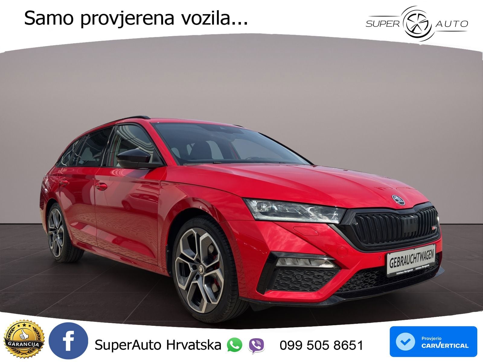 Škoda Octavia Combi RS 2.0 TDI (200 KS) DSG LED+GR SJED+ACC
