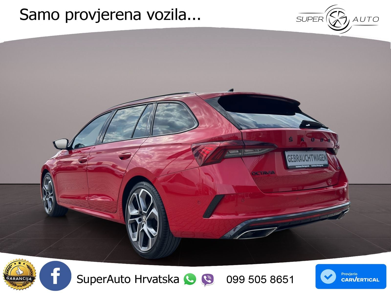 Škoda Octavia Combi RS 2.0 TDI (200 KS) DSG LED+GR SJED+ACC