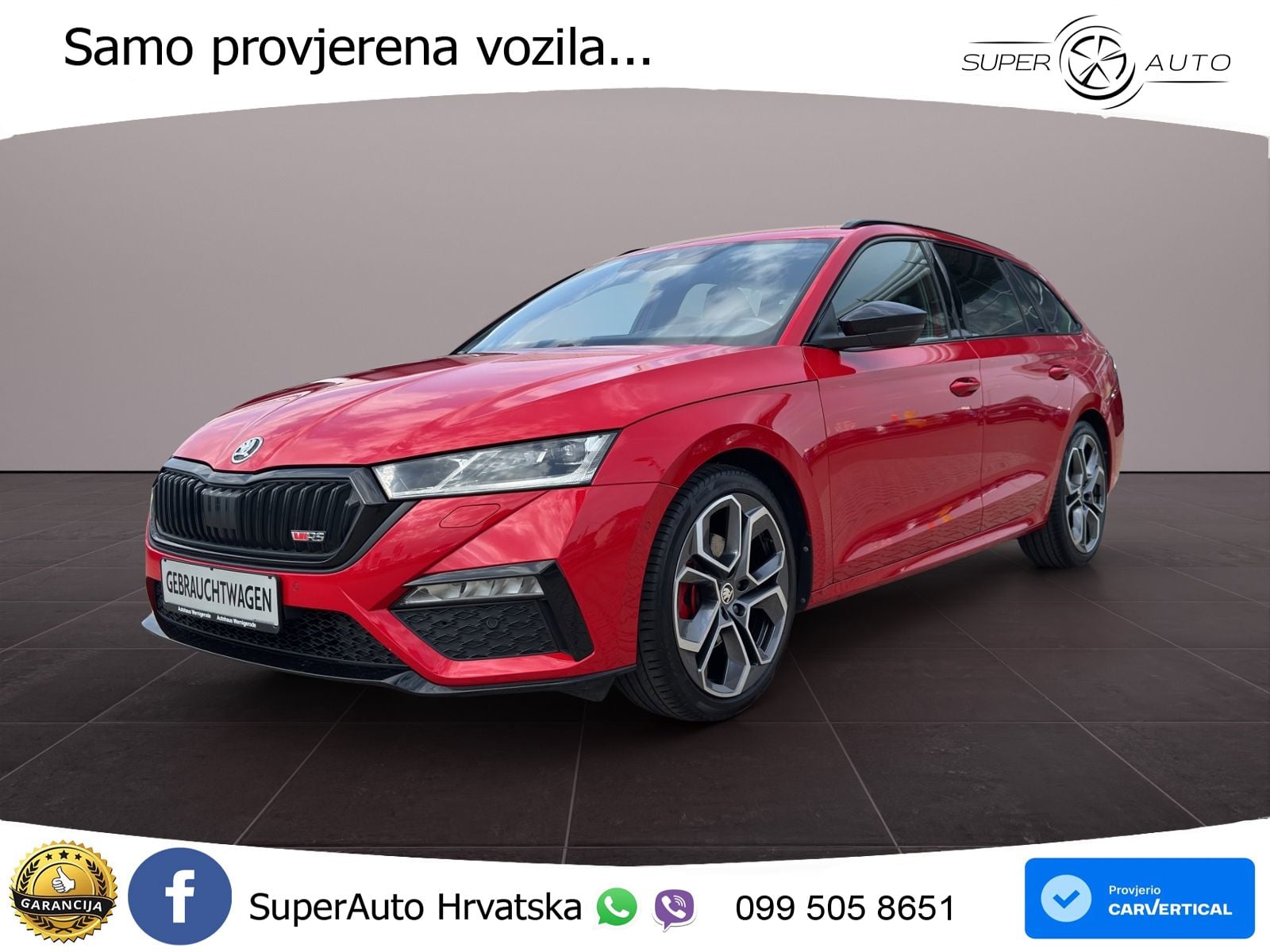 Škoda Octavia Combi RS 2.0 TDI (200 KS) DSG LED+GR SJED+ACC