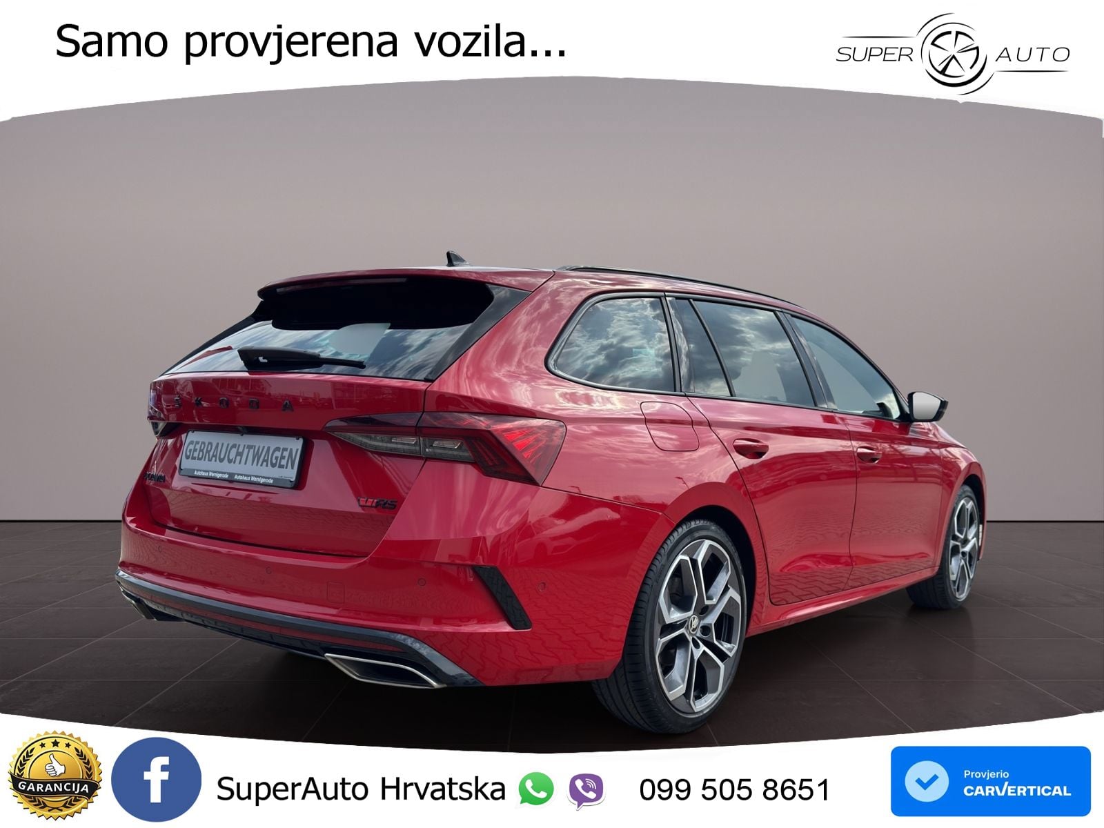 Škoda Octavia Combi RS 2.0 TDI (200 KS) DSG LED+GR SJED+ACC