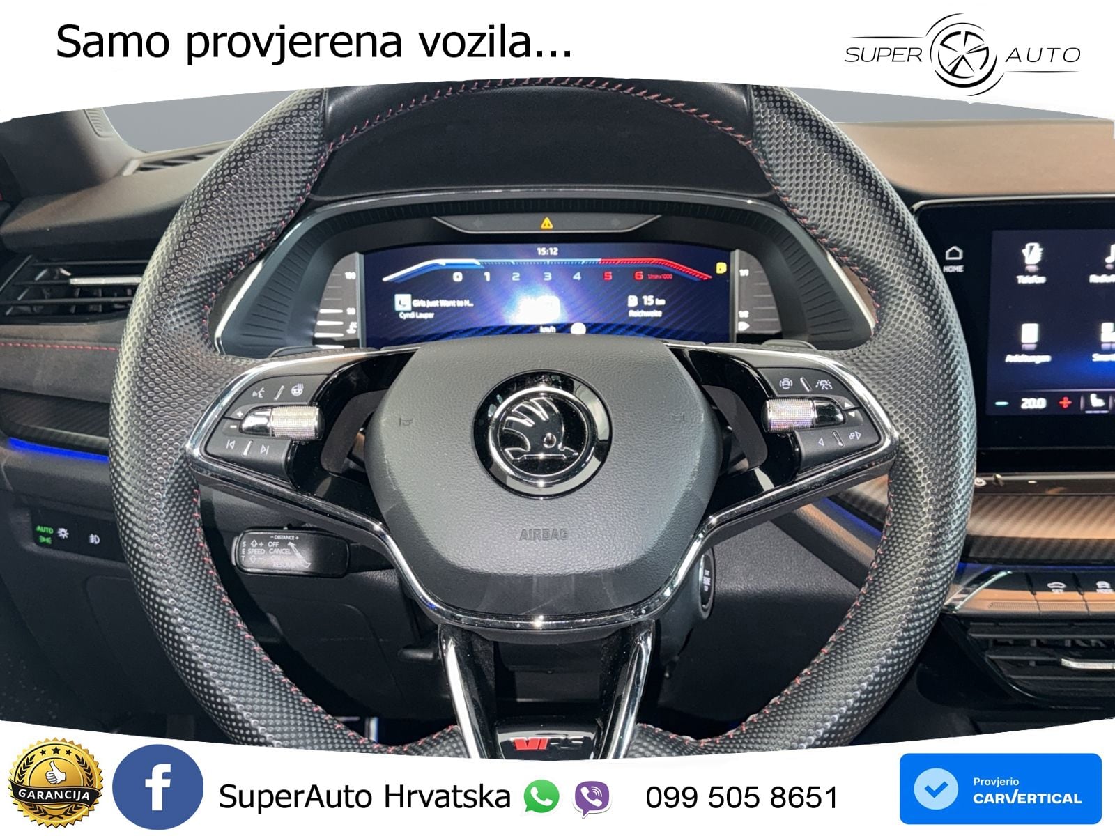 Škoda Octavia Combi RS 2.0 TDI (200 KS) DSG LED+GR SJED+ACC