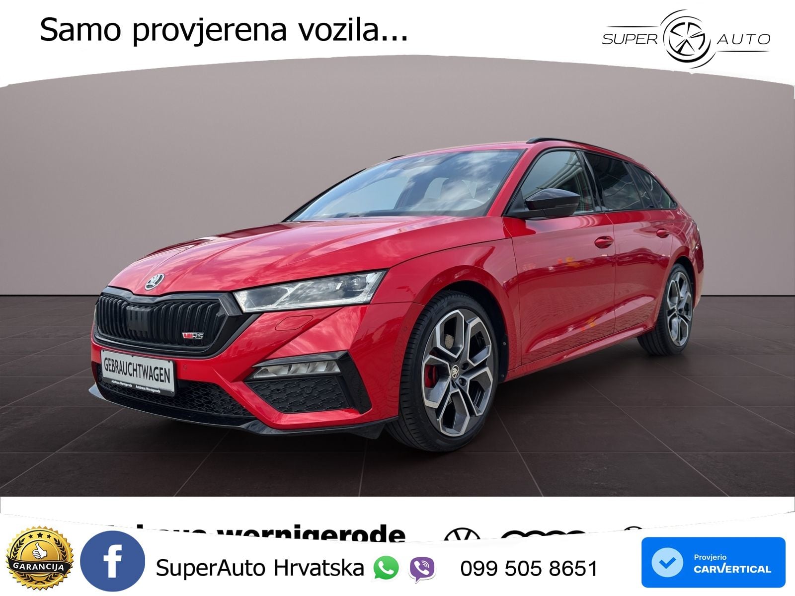 Škoda Octavia Combi RS 2.0 TDI (200 KS) DSG LED+GR SJED+ACC