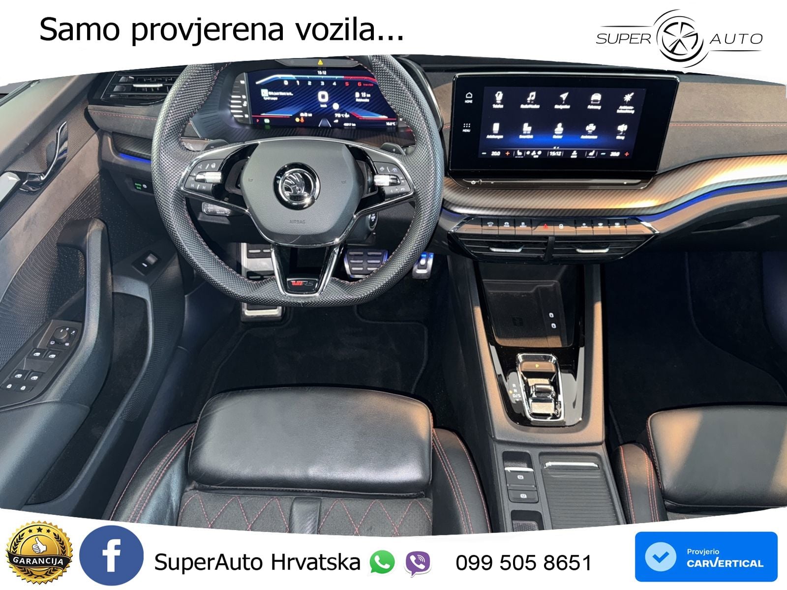 Škoda Octavia Combi RS 2.0 TDI (200 KS) DSG LED+GR SJED+ACC