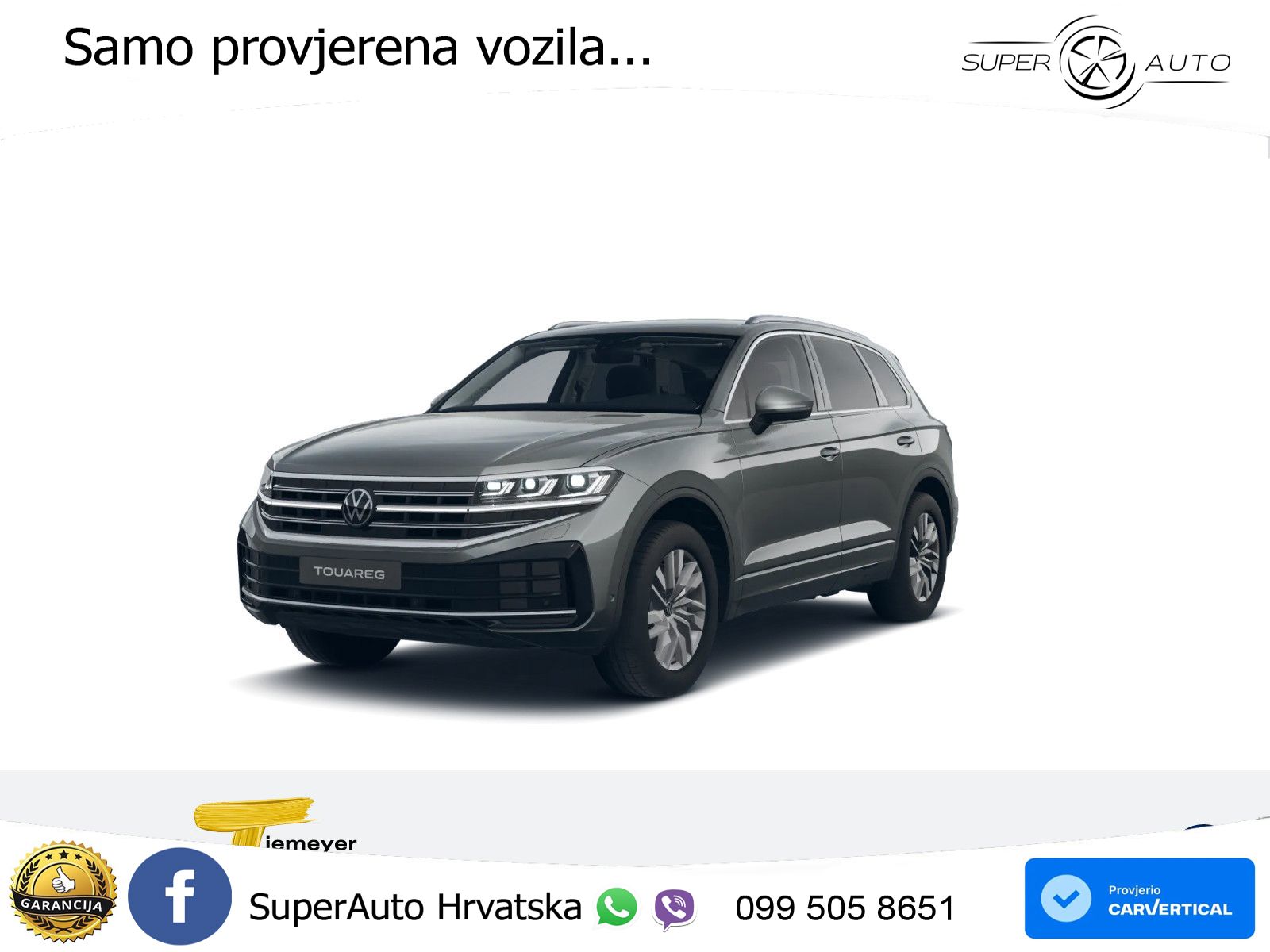 Volkswagen Touareg 3.0 V6 TDI (231 KS) 4MOTION Tiptronic ZRAČNI+ACC+GR SJED+KAM