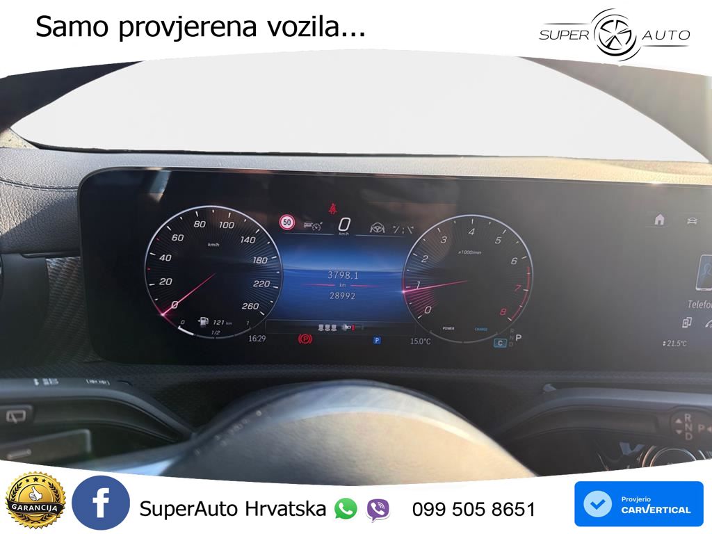 Mercedes-Benz A 180 7G-DCT LED+GR SJED+ACC