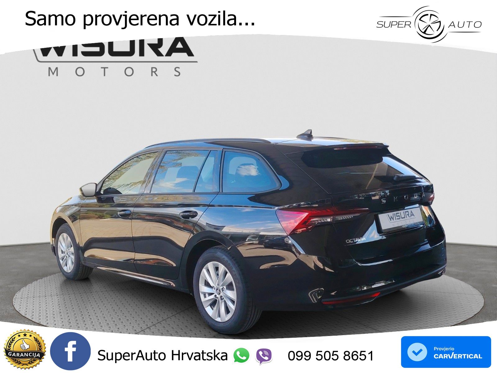 Škoda Octavia Combi 2.0 TDI (150 KS) DSG Selection LED+GR SJED+ACC