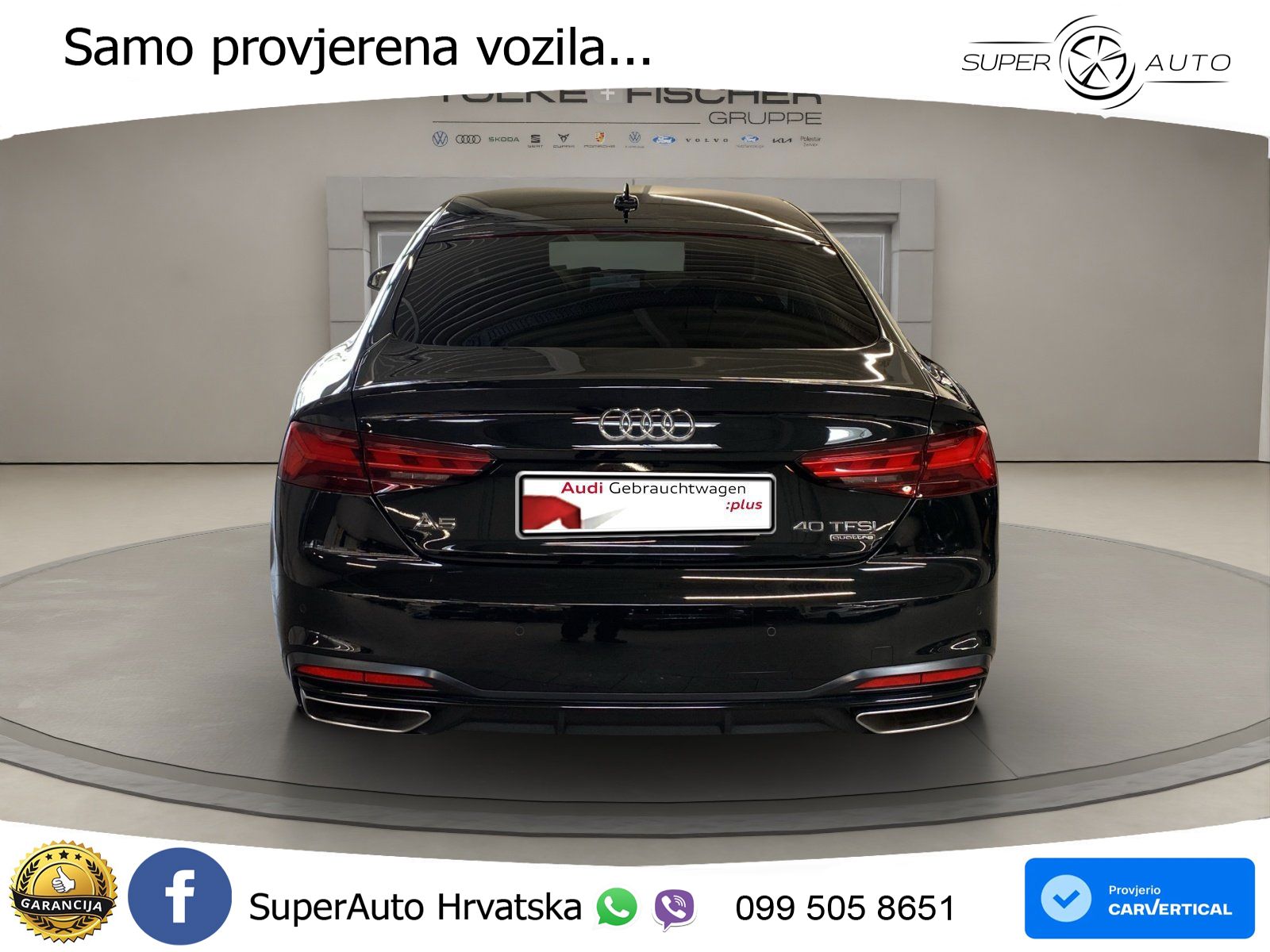 Audi A5 Sportback  40 TFSI (204 KS) quattro S tronic advanced LED+GR SJED+ACC