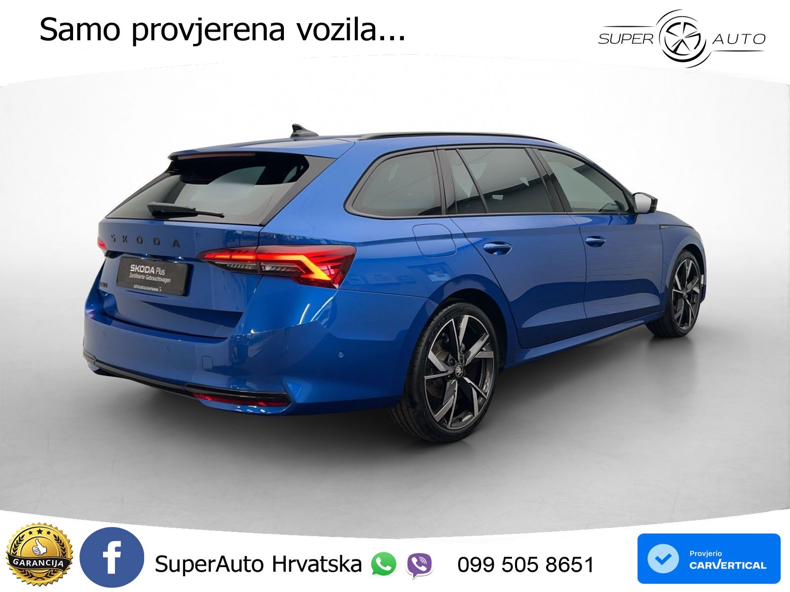 Škoda Octavia Combi 2.0 TDI (150 KS) DSG SportLine LED+GR SJED+ACC