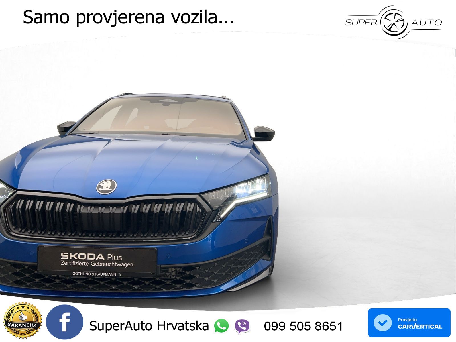 Škoda Octavia Combi 2.0 TDI (150 KS) DSG SportLine LED+GR SJED+ACC