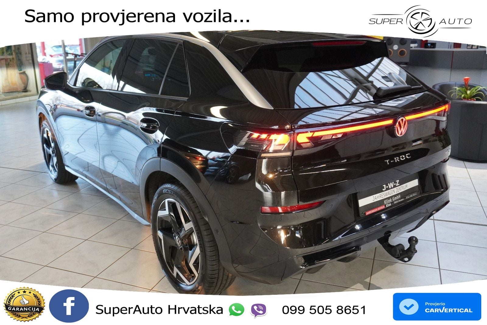 Volkswagen T-Roc 1.5 eTSI (150 KS)  DSG R-Line LED+GR SJED+ACC
