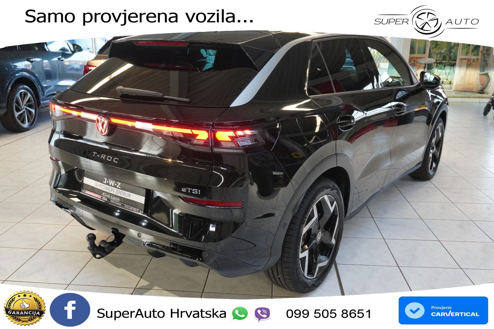 Volkswagen T-Roc 1.5 eTSI (150 KS)  DSG R-Line LED+GR SJED+ACC