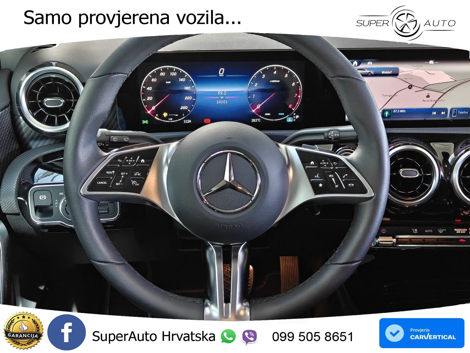 Mercedes-Benz A 200 7G-DCT LED+GR SJED+ACC