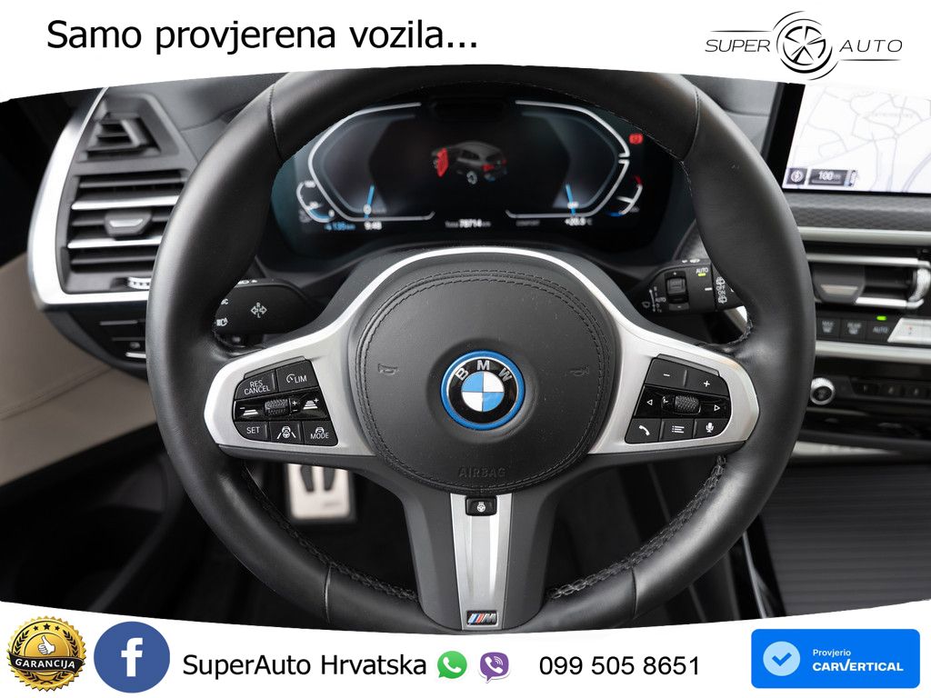 BMW iX3 80 kWh (286 KS) ACC+HEAD+GR SJED+360+PANO