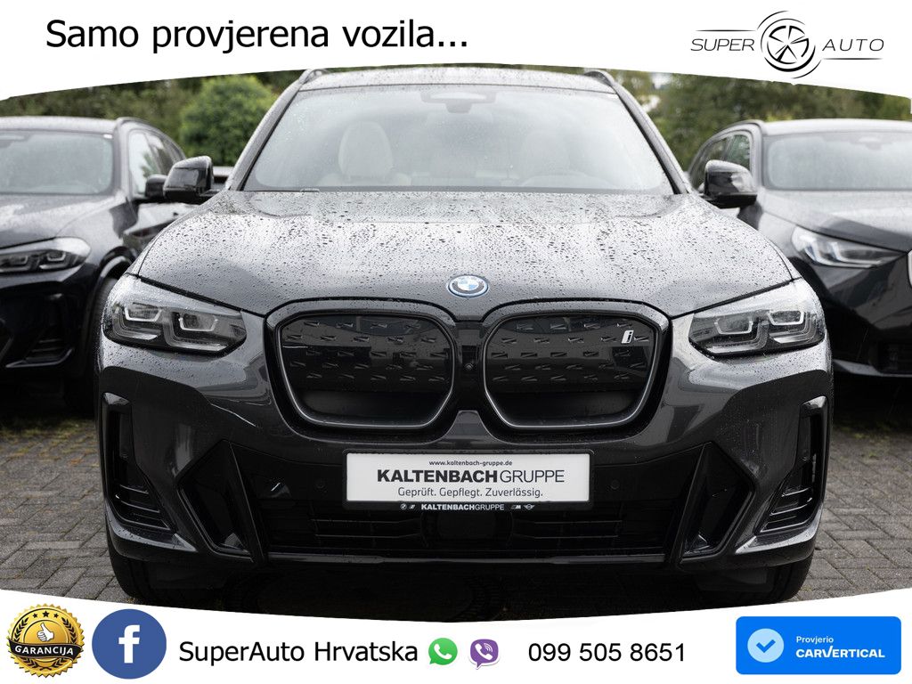 BMW iX3 80 kWh (286 KS) ACC+HEAD+GR SJED+360+PANO