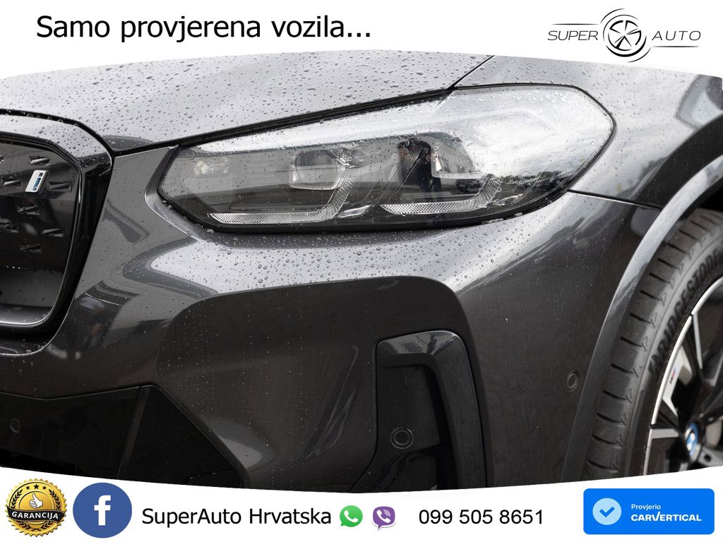 BMW iX3 80 kWh (286 KS) ACC+HEAD+GR SJED+360+PANO