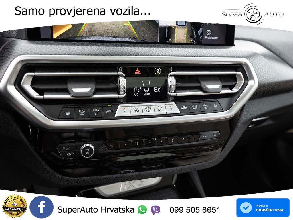 BMW iX3 80 kWh (286 KS) ACC+HEAD+GR SJED+360+PANO