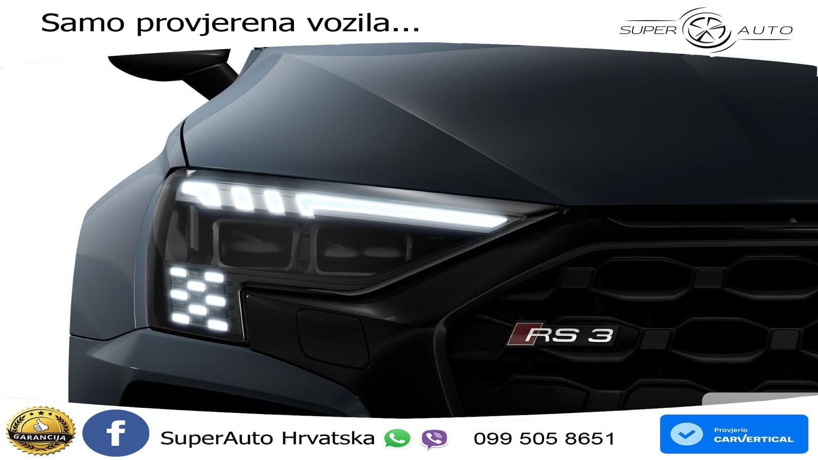 Audi RS3 Sedan 2.5 TFSI (400 KS) quattro S tronic MATRIX+GR SJED+KAM