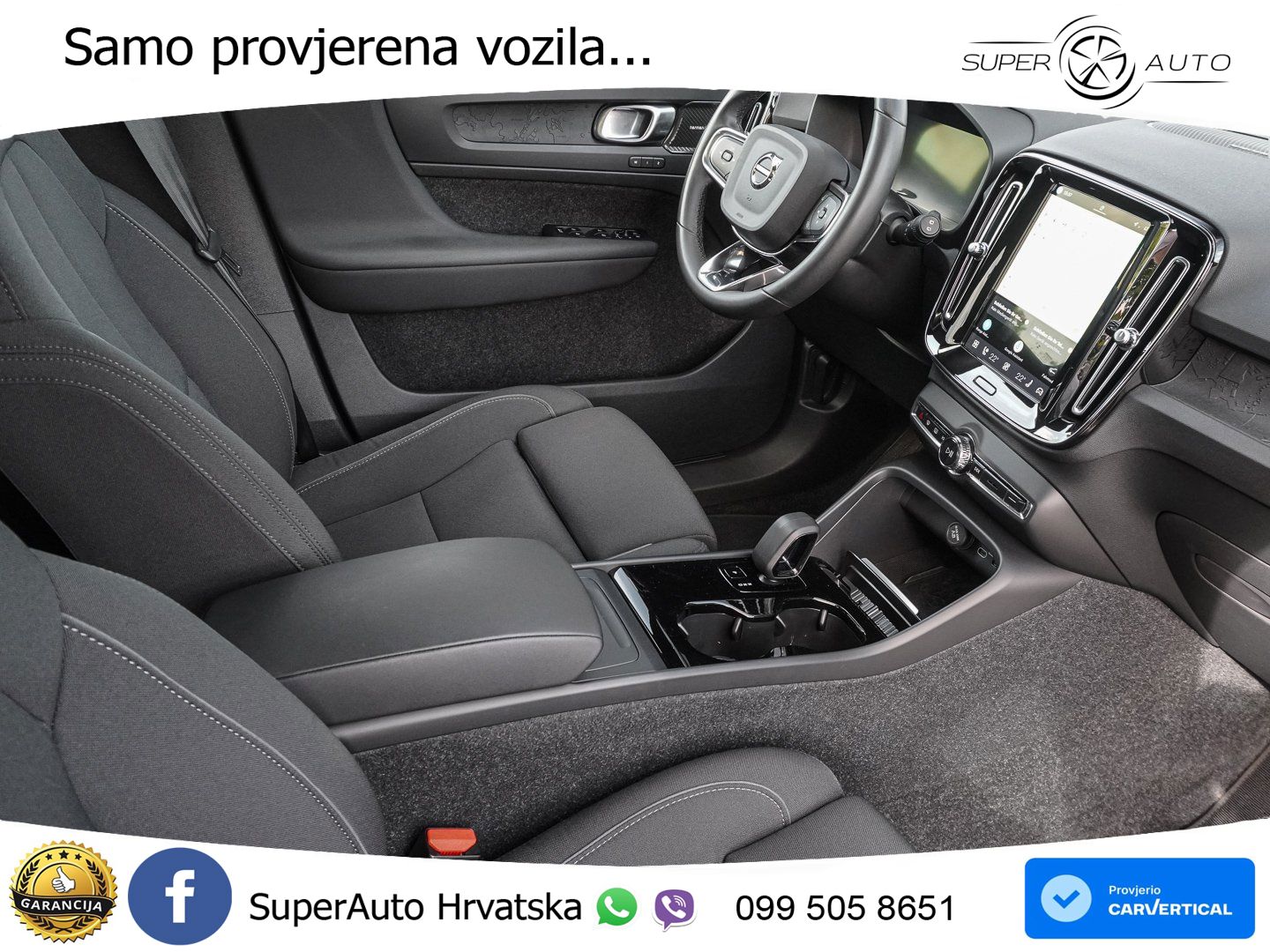 Volvo XC40 Recharge Twin 78 kWh 408 KS AWD ACC+GR SJED+360+PANO