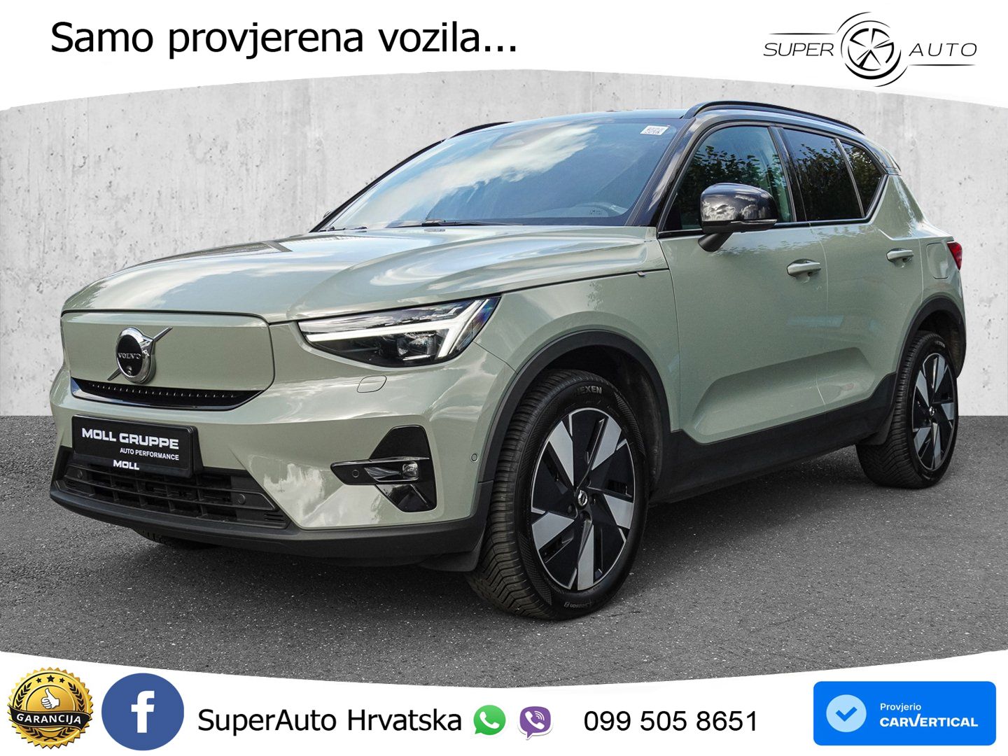 Volvo XC40 Recharge Twin 78 kWh 408 KS AWD ACC+GR SJED+360+PANO