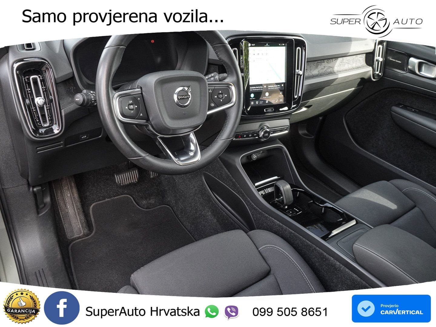 Volvo XC40 Recharge Twin 78 kWh 408 KS AWD ACC+GR SJED+360+PANO