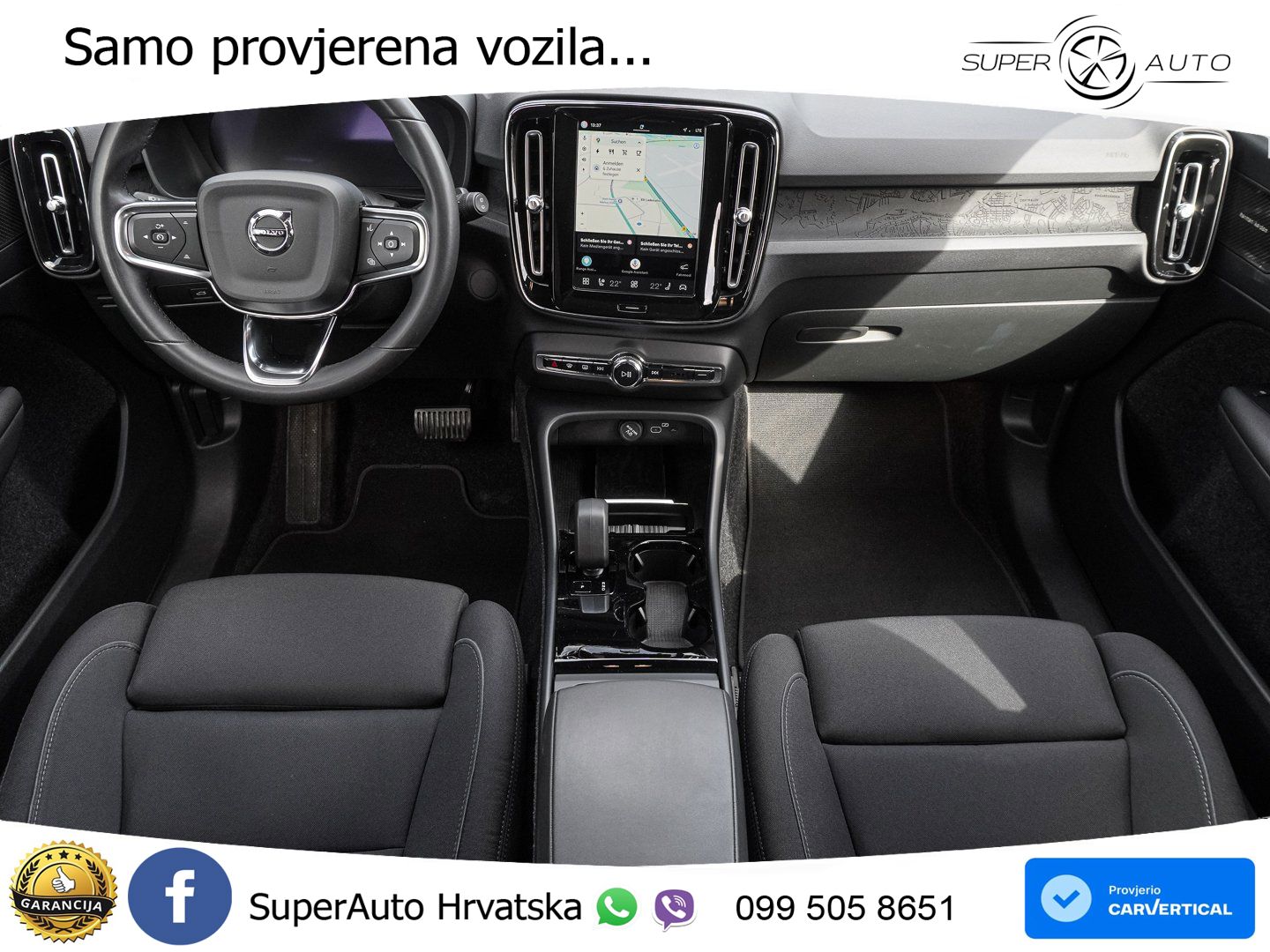 Volvo XC40 Recharge Twin 78 kWh 408 KS AWD ACC+GR SJED+360+PANO