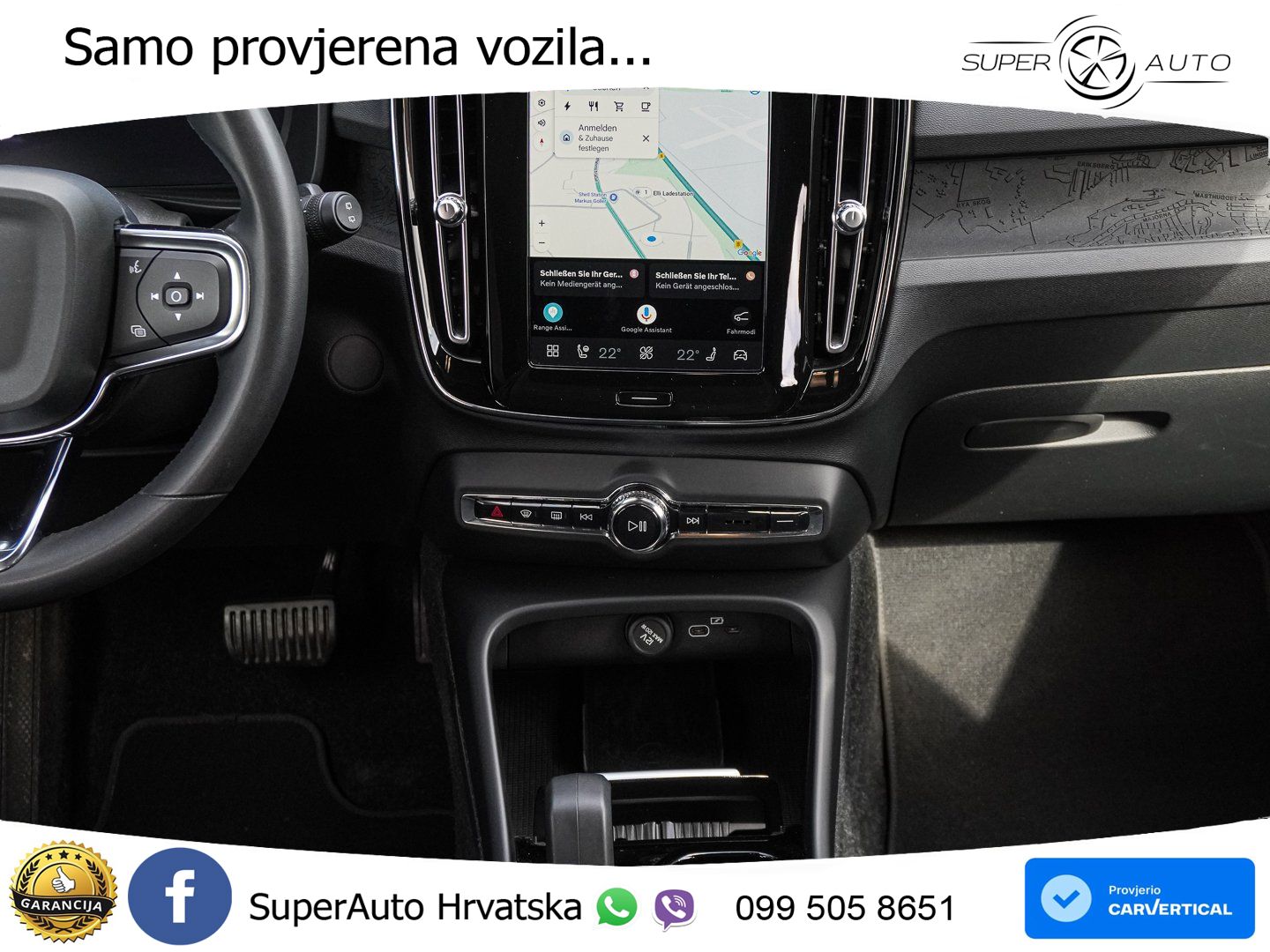 Volvo XC40 Recharge Twin 78 kWh 408 KS AWD ACC+GR SJED+360+PANO