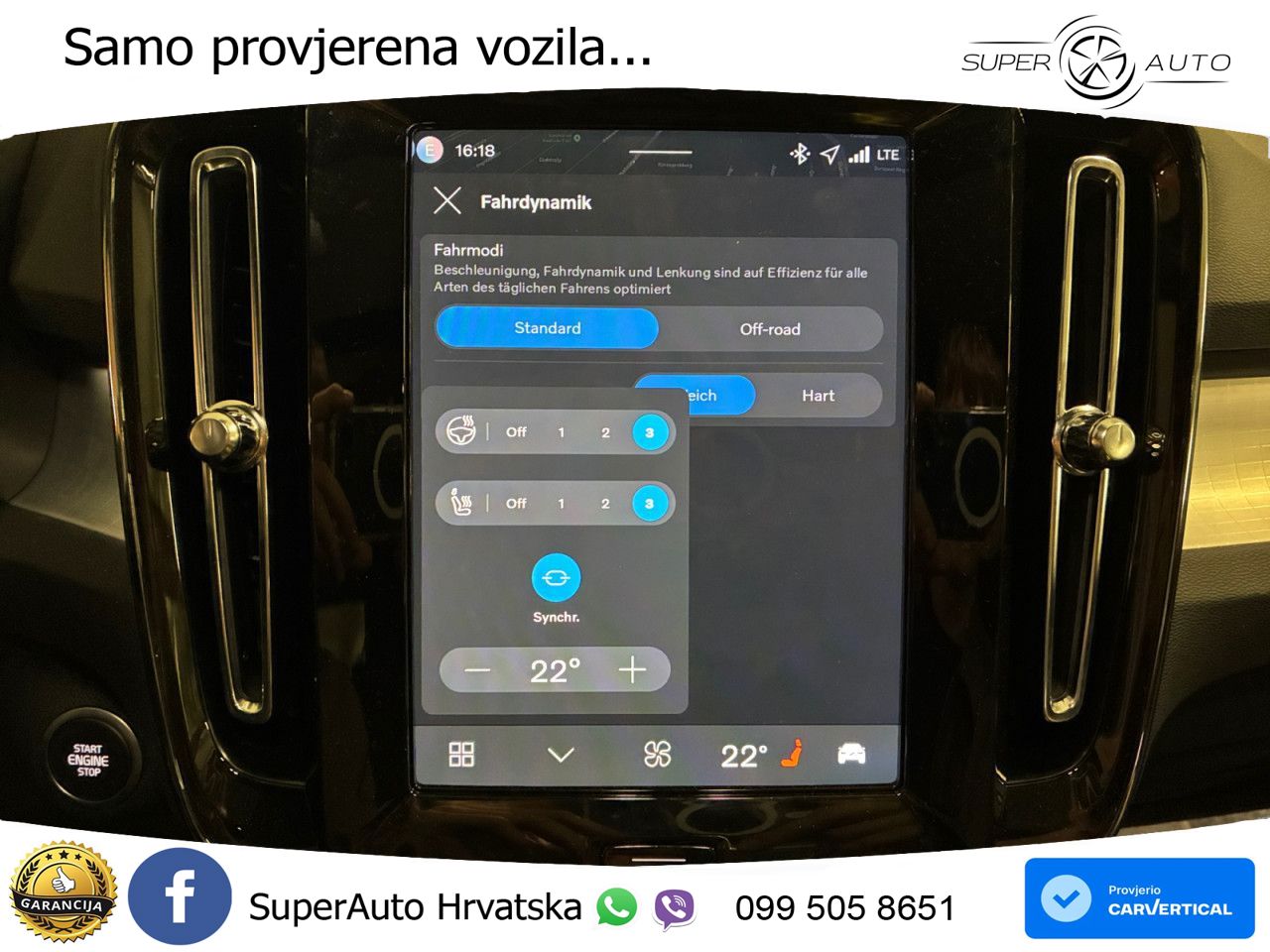Volvo XC40 2.0 B4 197 KS Automatic MATRIX+GR SJED+KAM