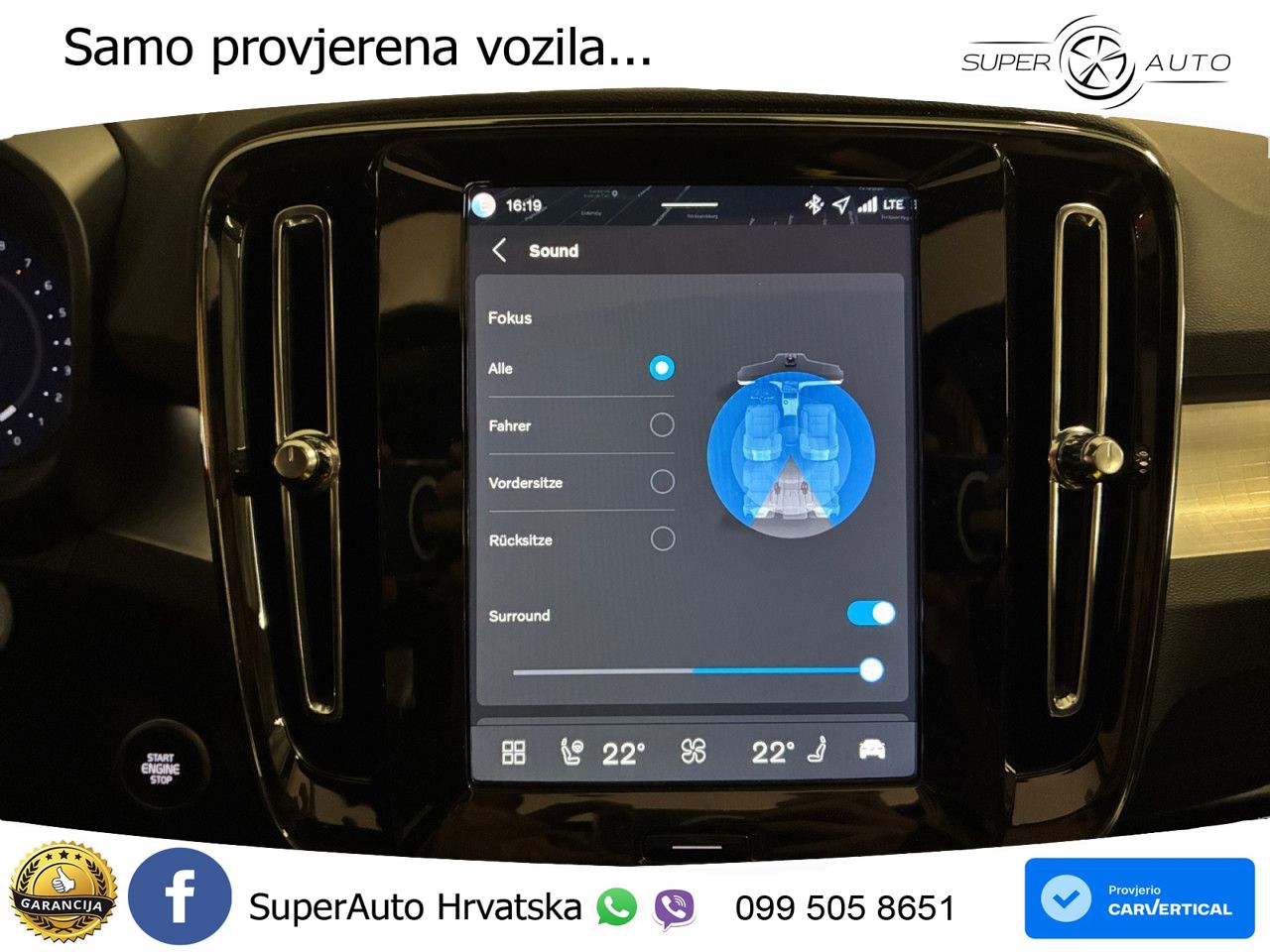 Volvo XC40 2.0 B4 197 KS Automatic MATRIX+GR SJED+KAM