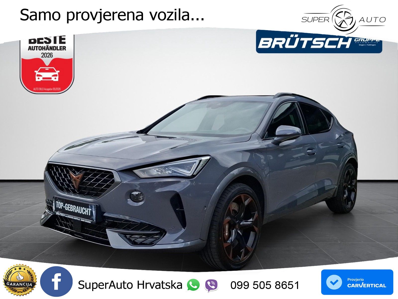 Cupra Formentor 1.4 TSI (245 KS) e-Hybrid DSG VZ LED+GR SJED+ACC