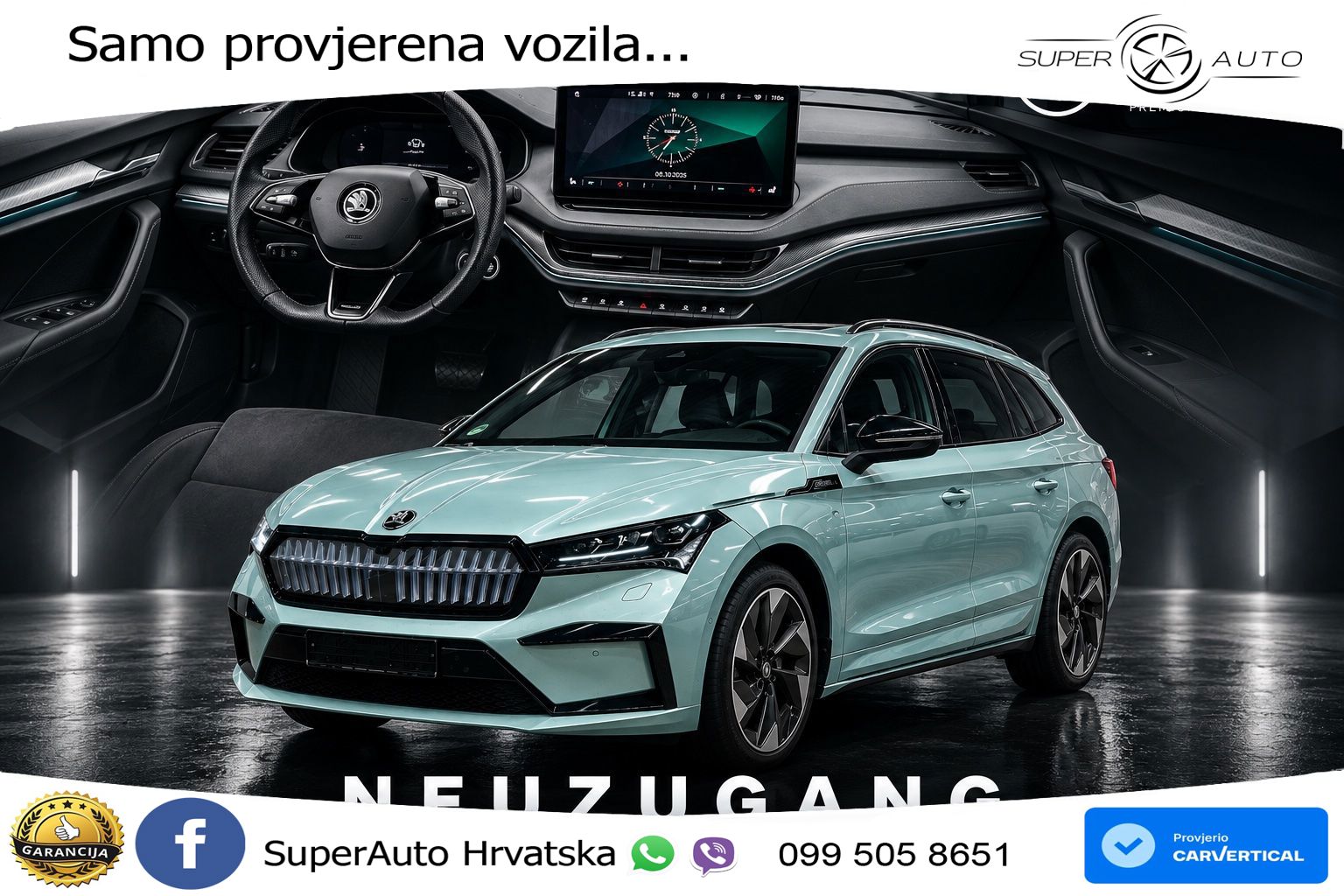 Škoda Enyaq iV 80 82 kWh (204 KS) SportLine