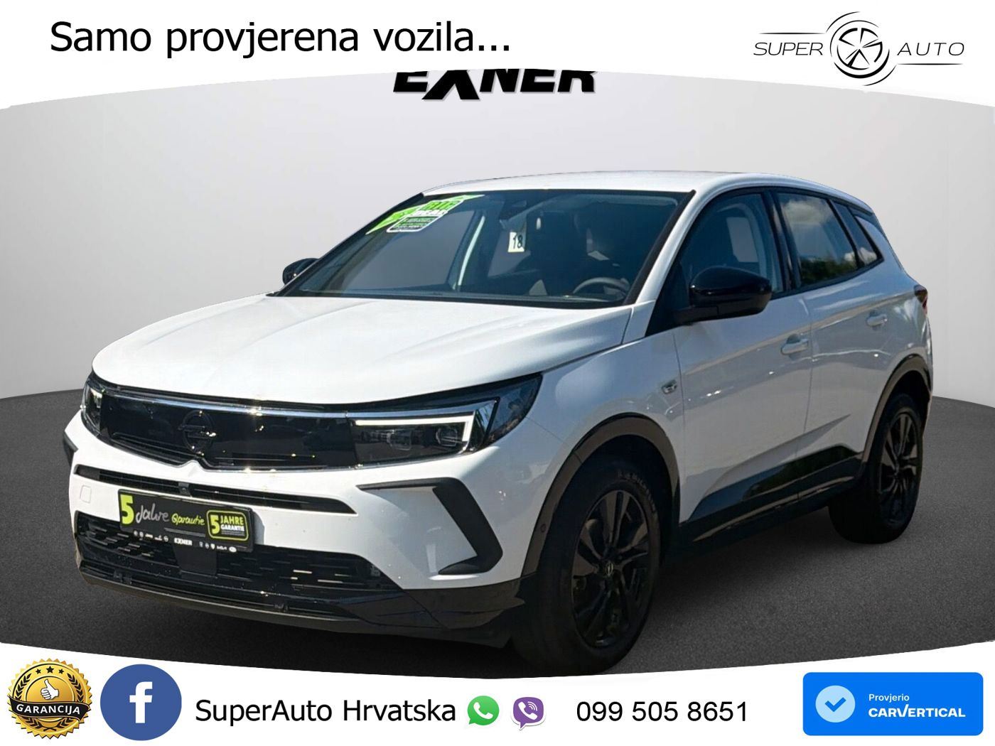Opel Grandland 1.2 Turbo (136 KS)  e-DCT GS LED+GR SJED+ACC