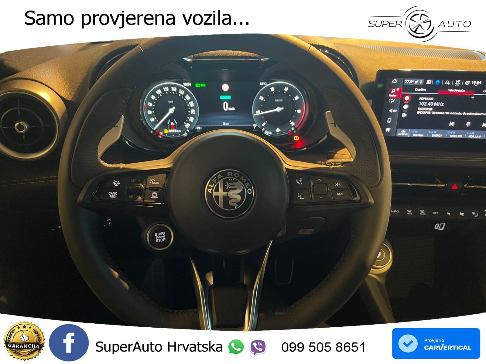 Alfa Romeo Tonale 1.5 VGT (160 KS) 48V-Hybrid TCT LED+GR SJED+ACC