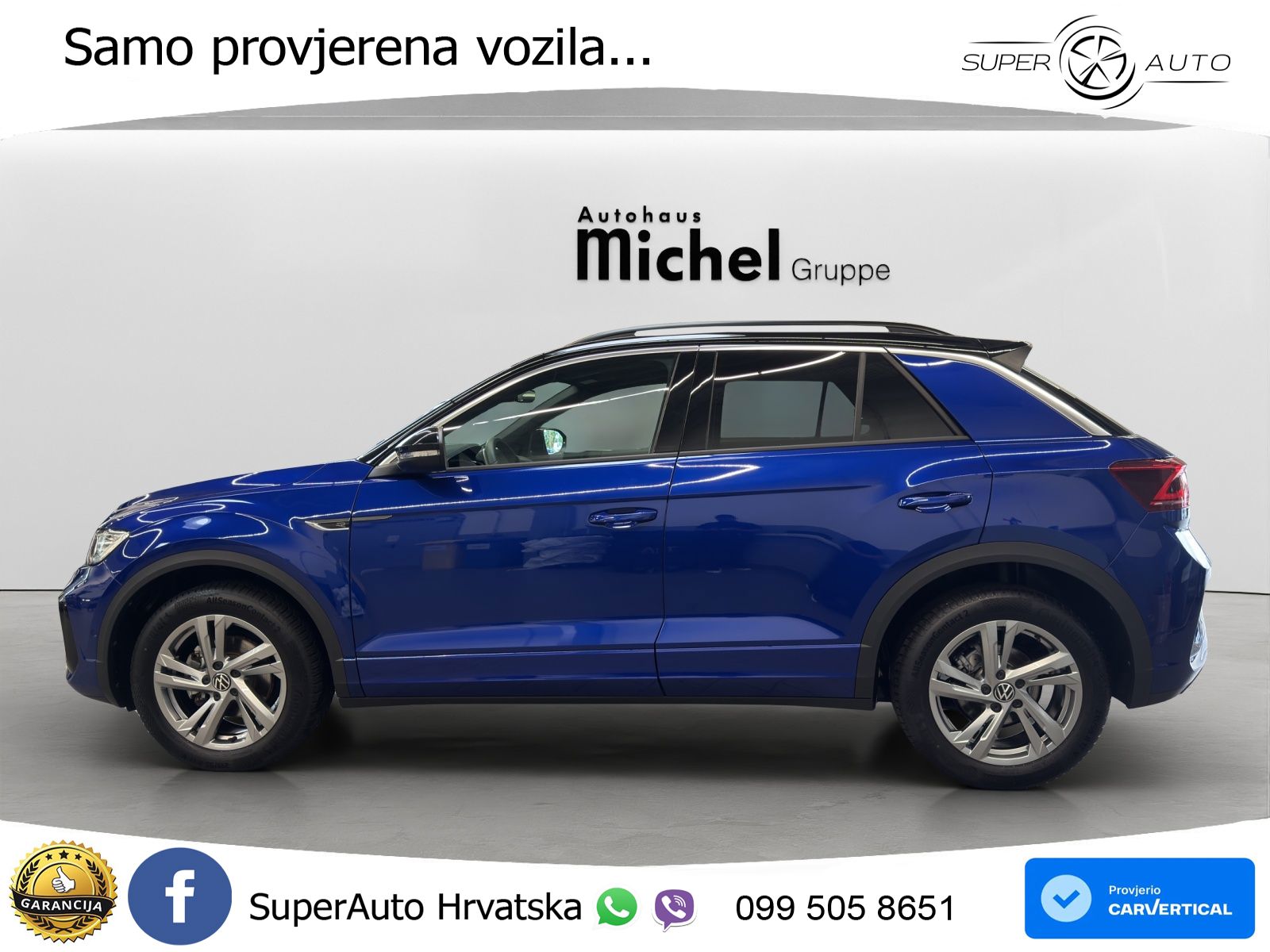 Volkswagen T-Roc 1.5 TSI (150 KS) DSG R-Line LED+GR SJED+ACC