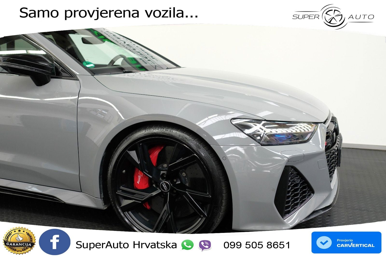 Audi RS7 4.0 TFSI V8 (600 KS) quattro tiptronic LED+GR SJED+ACC