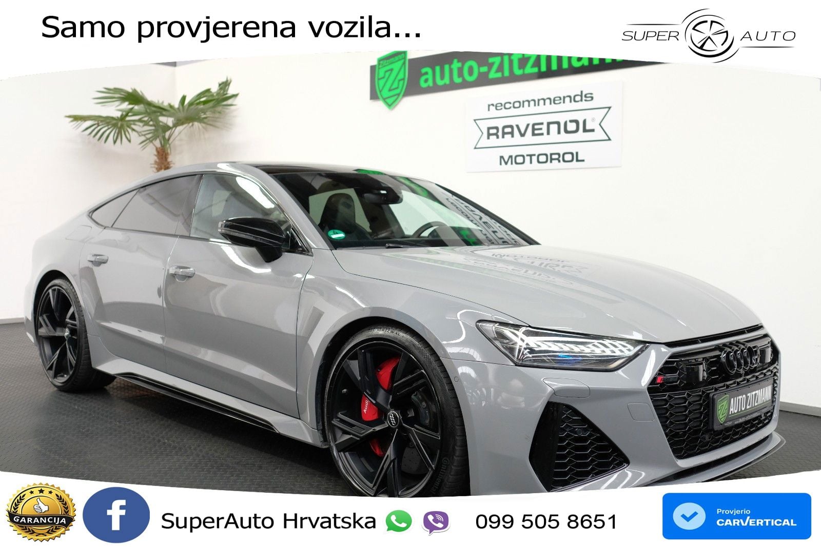 Audi RS7 4.0 TFSI V8 (600 KS) quattro tiptronic LED+GR SJED+ACC