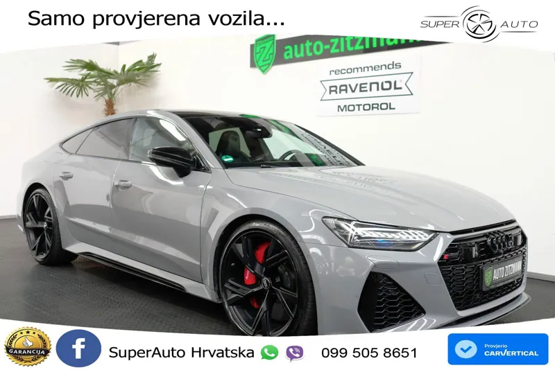 Audi RS7 4.0 TFSI V8 (600 KS) quattro tiptronic LED+GR SJED+ACC
