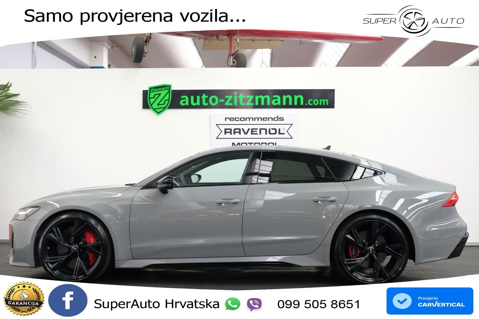 Audi RS7 4.0 TFSI V8 (600 KS) quattro tiptronic LED+GR SJED+ACC