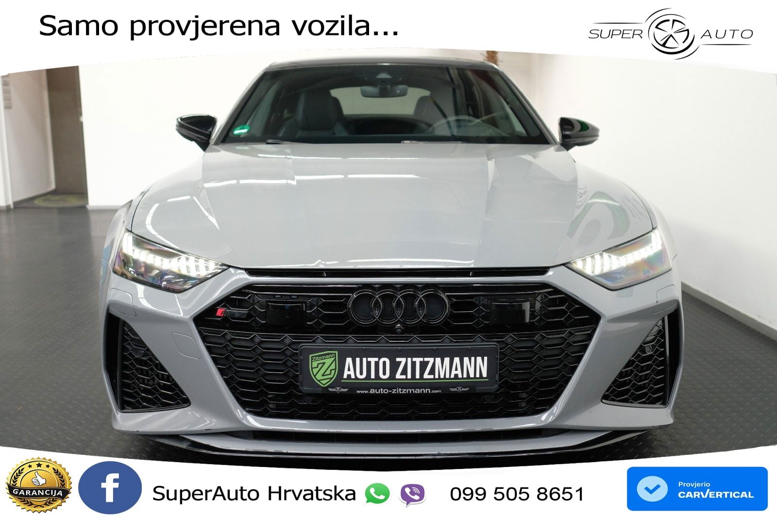 Audi RS7 4.0 TFSI V8 (600 KS) quattro tiptronic LED+GR SJED+ACC