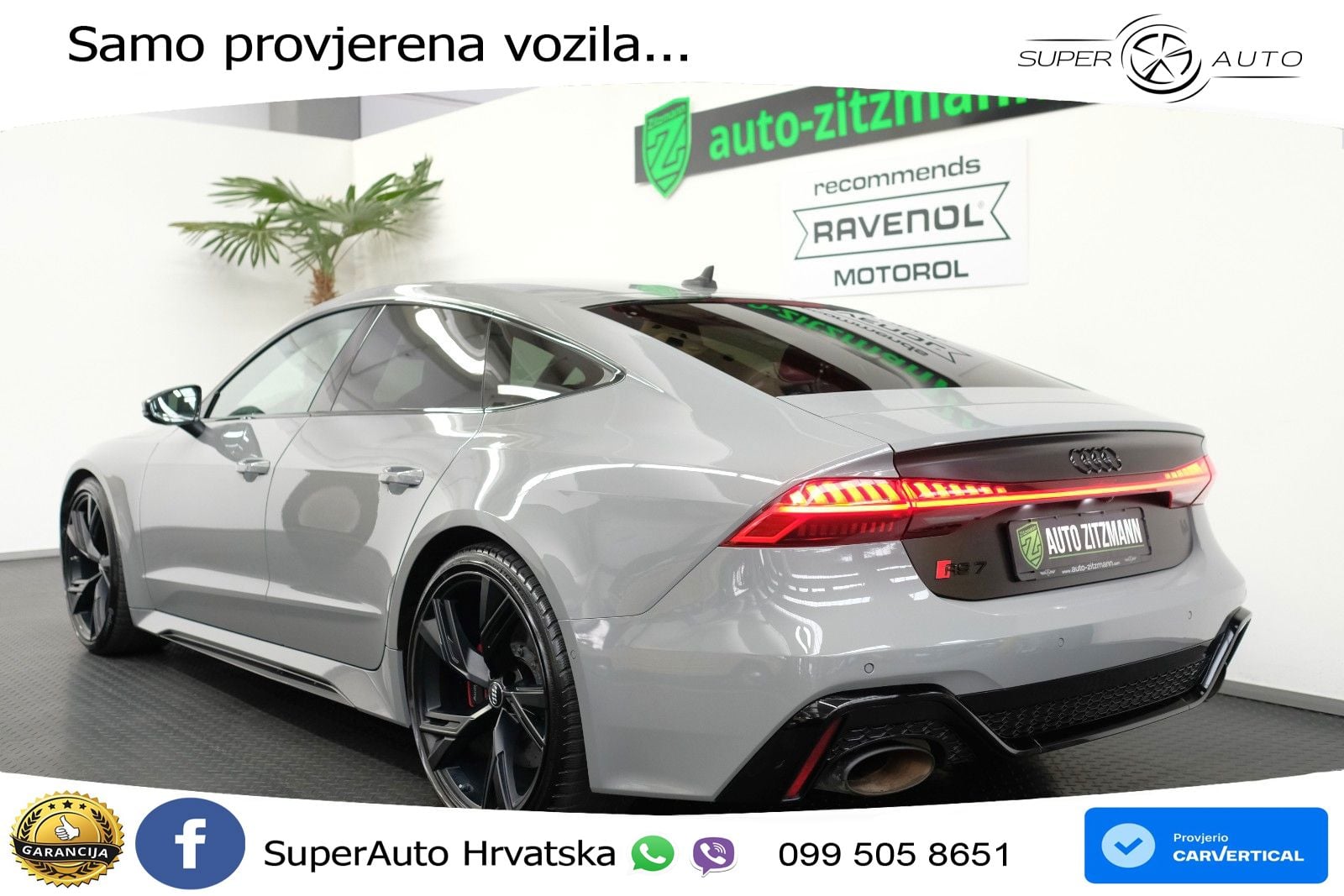 Audi RS7 4.0 TFSI V8 (600 KS) quattro tiptronic LED+GR SJED+ACC